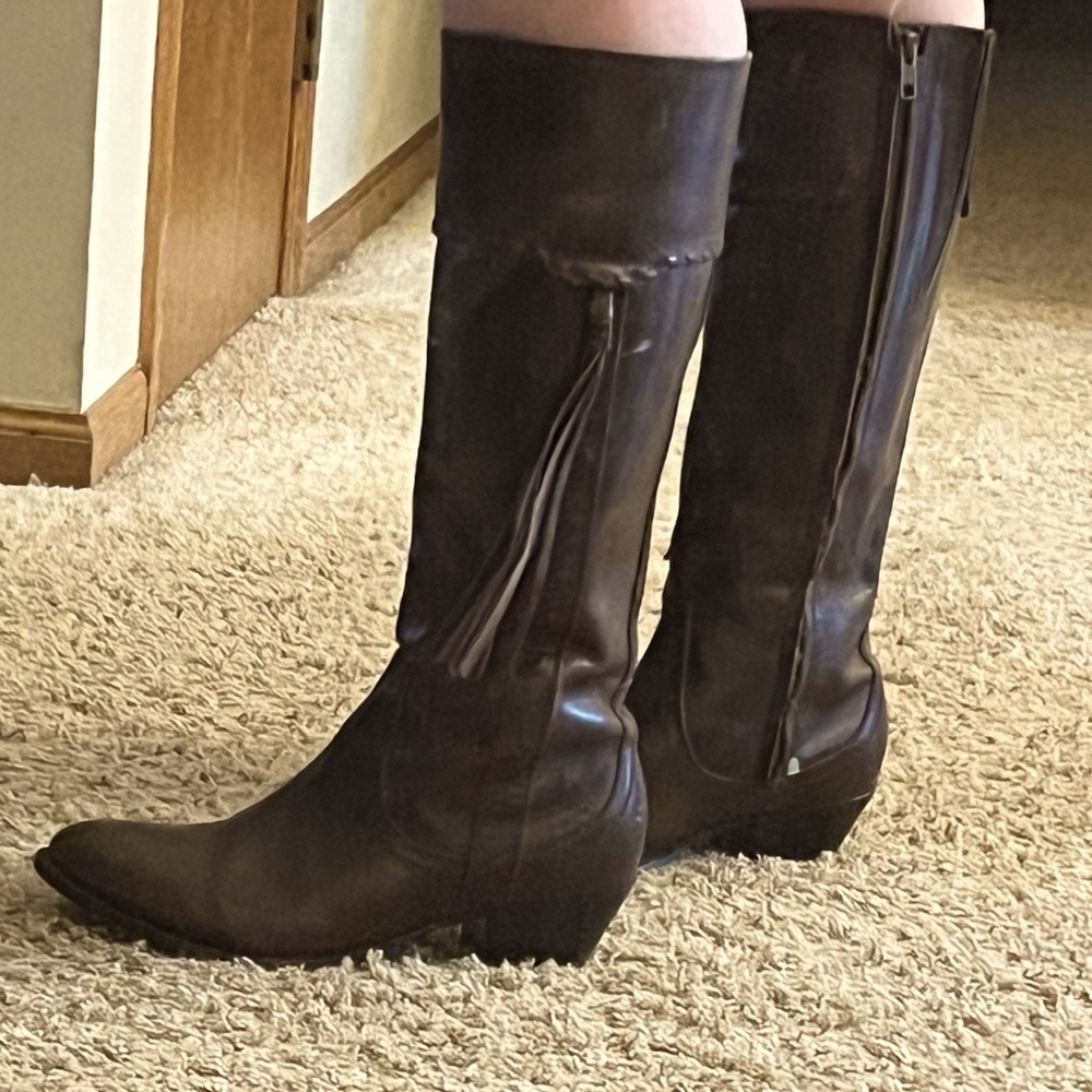 Ariat Tassel Knee High Western Boot
